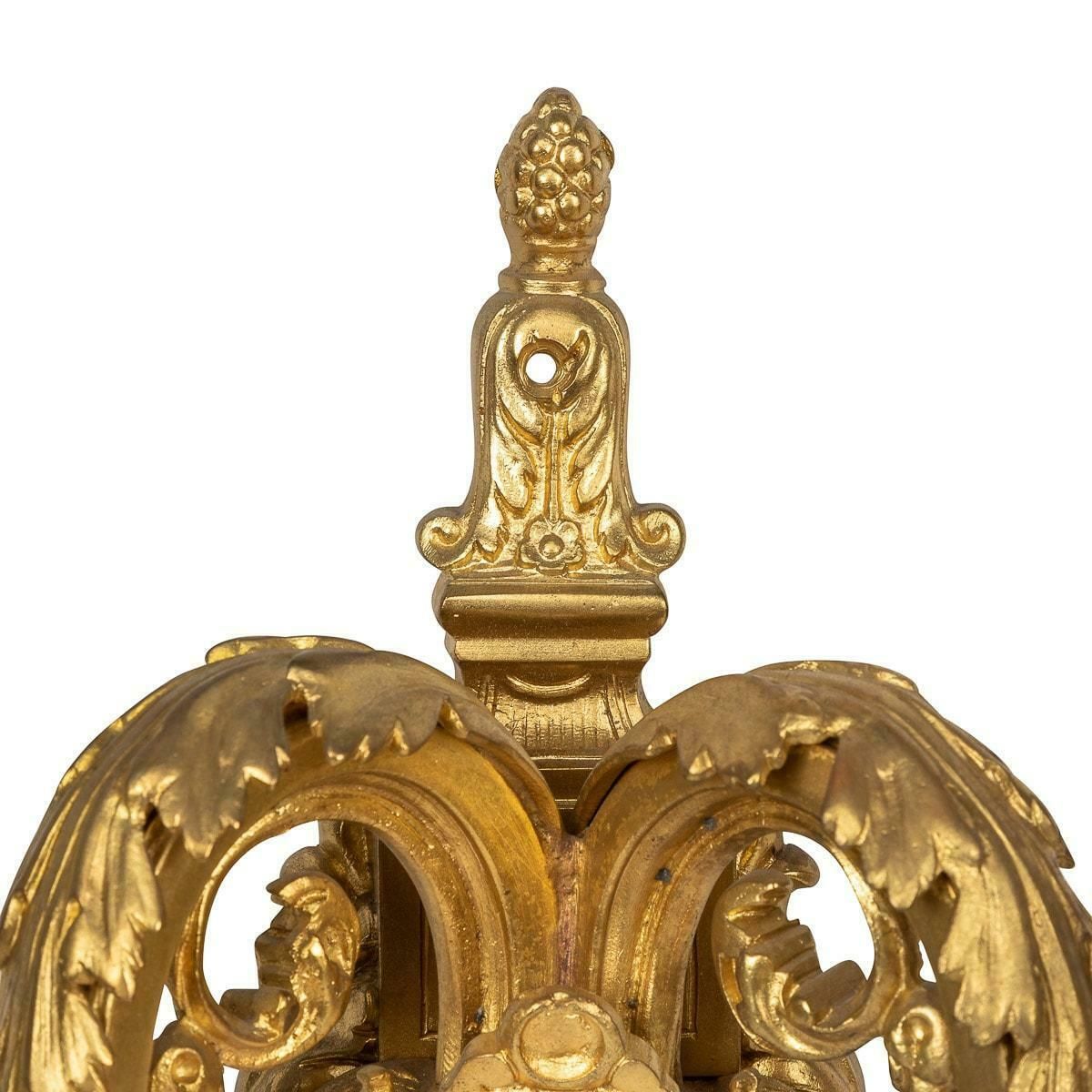 19th Century French Régence Style Ormolu D'appliques Wall Lights, C.1830 photo buy