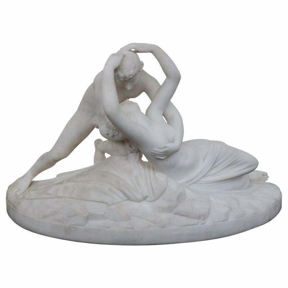 Sculpture Of Psyche Revived By Cupid''S Kiss