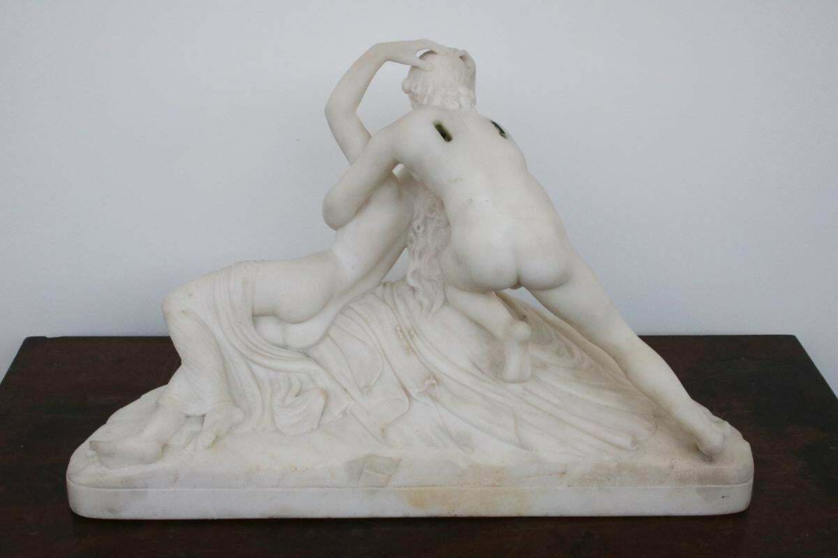 Sculpture Of Psyche Revived By Cupid''S Kiss photo for sale