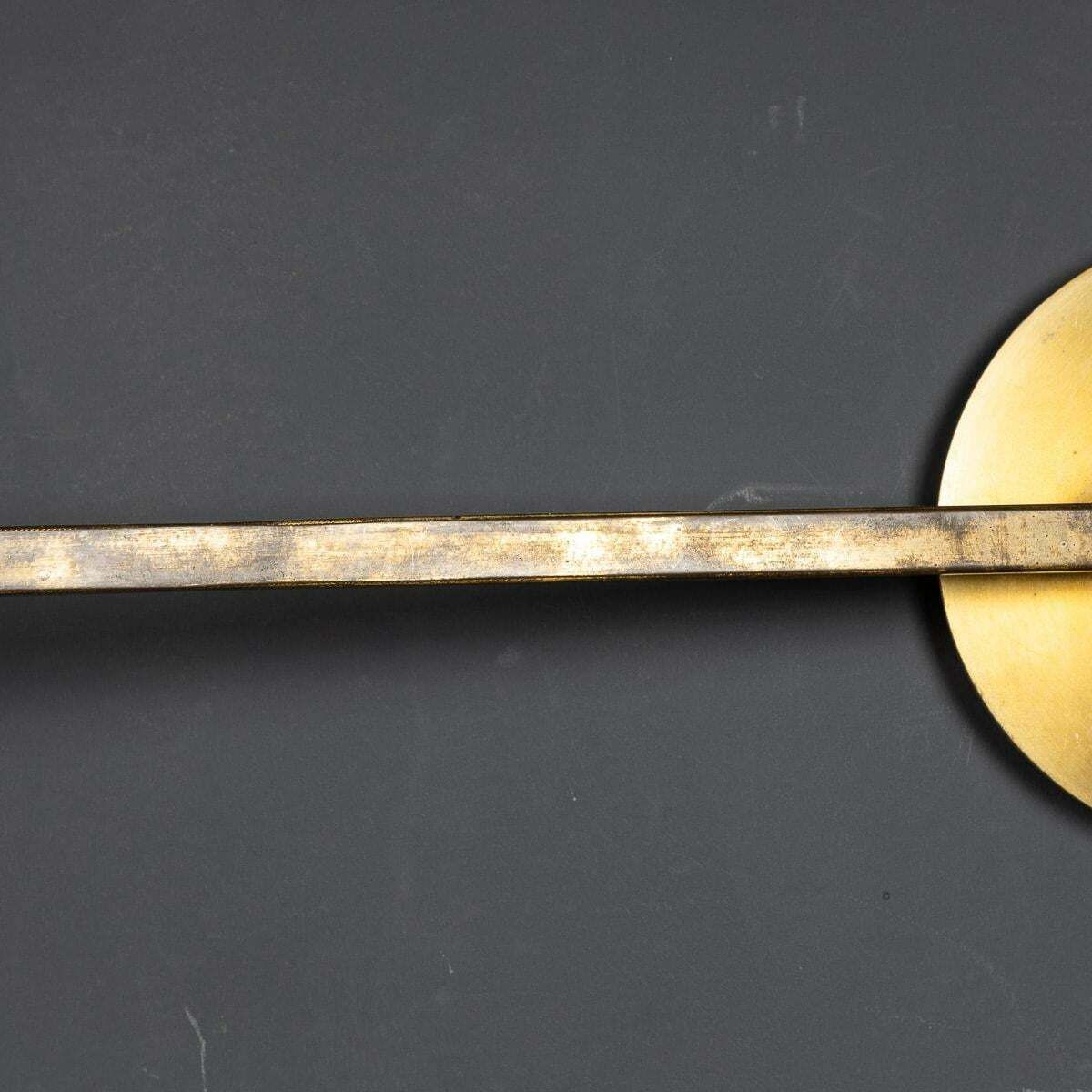 3495.0 Pair Of Italian Brass Articulated Wall Lights By Albini & Helg, C.1960 photo