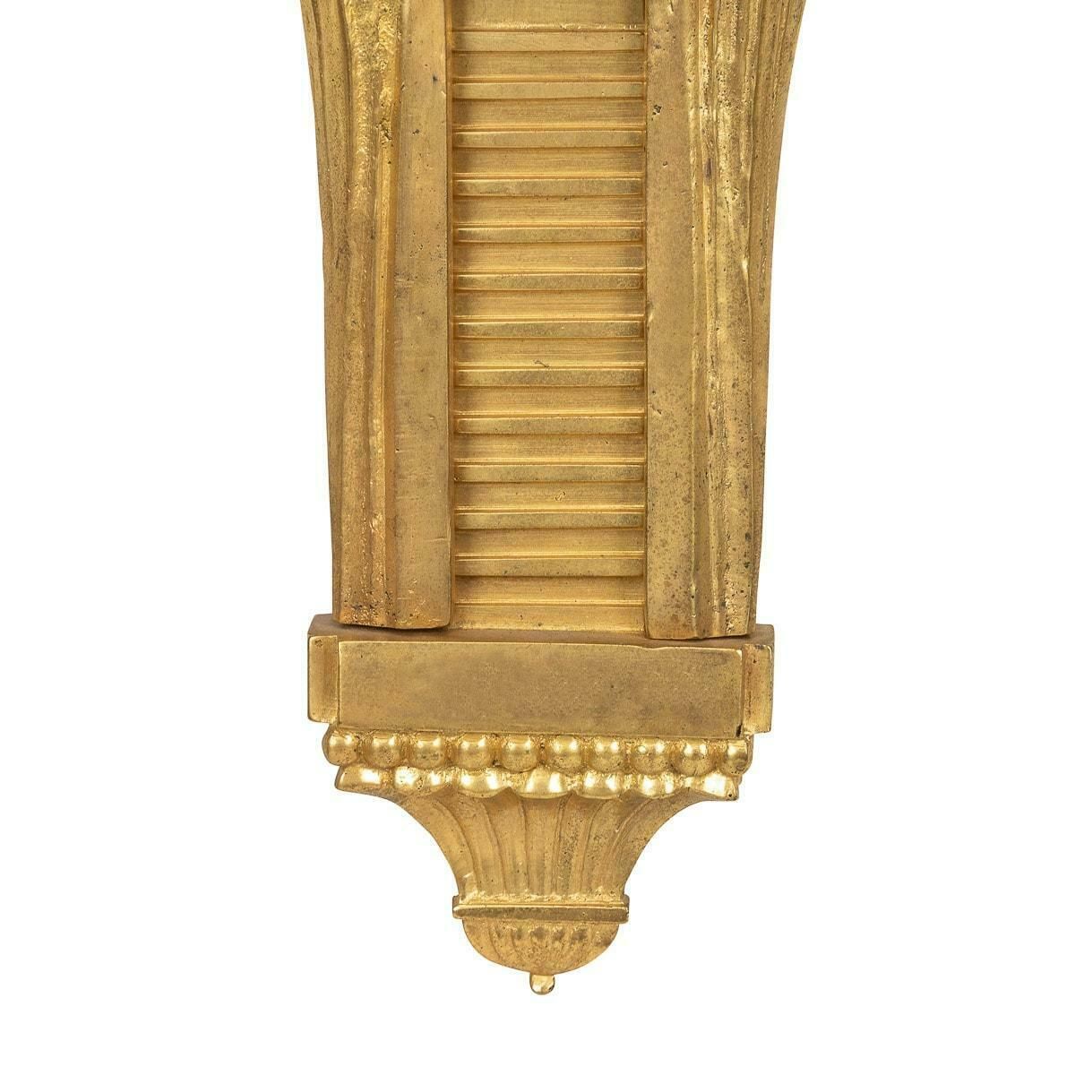 19th Century Set Of Four French Louis XVI Style Ormolu Gilt D'appliques, C.1870 photo furniture