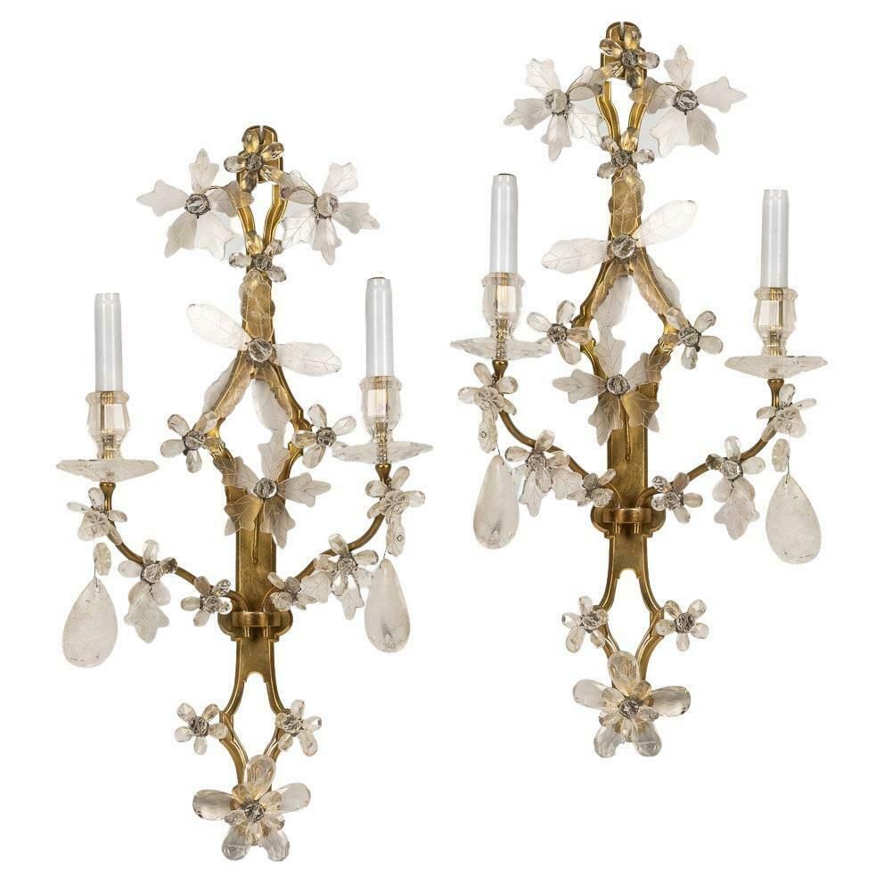 20th Century French Baroque Style D'appliques Wall Lights, Maison Bagues, C.1900
