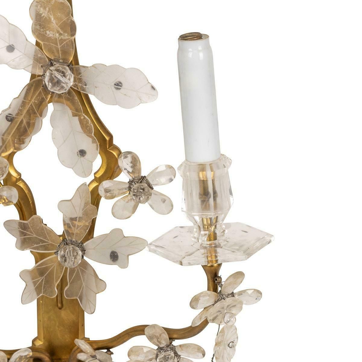 20th Century French Baroque Style D'appliques Wall Lights, Maison Bagues, C.1900 photo for sale