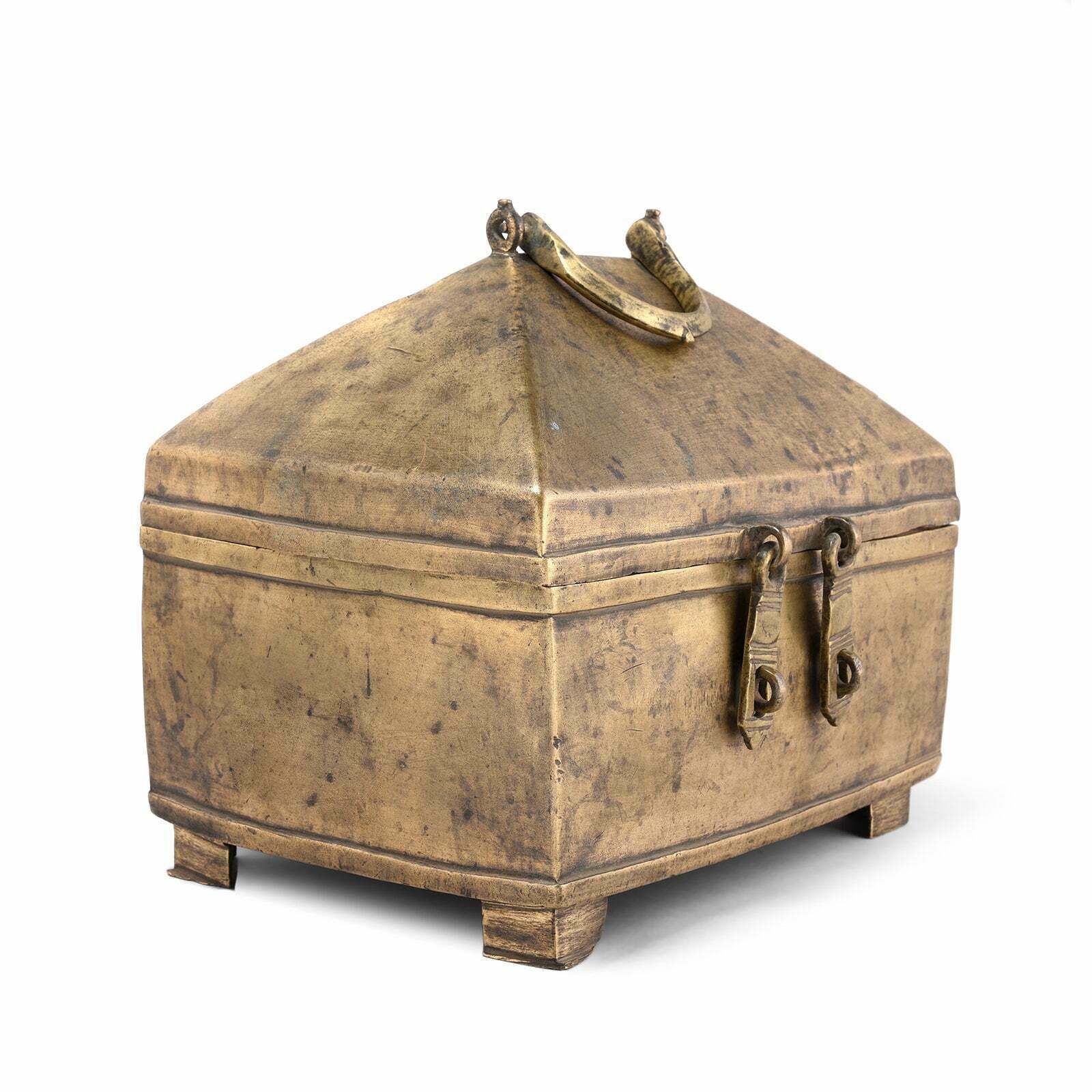 Brass Jewellery Casket From Rajasthan 18th Century photo furniture
