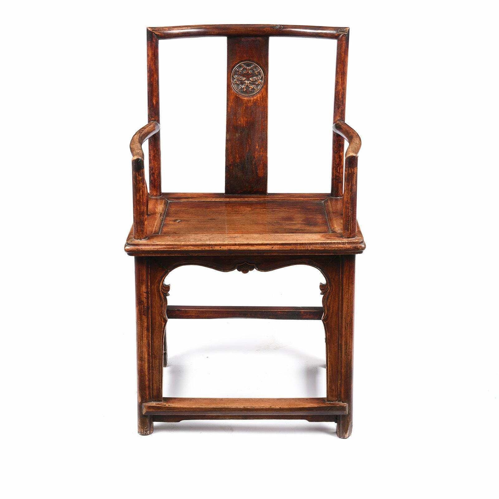 Chinese Short Backed Southern Officials Hat Armchair 19th Century
