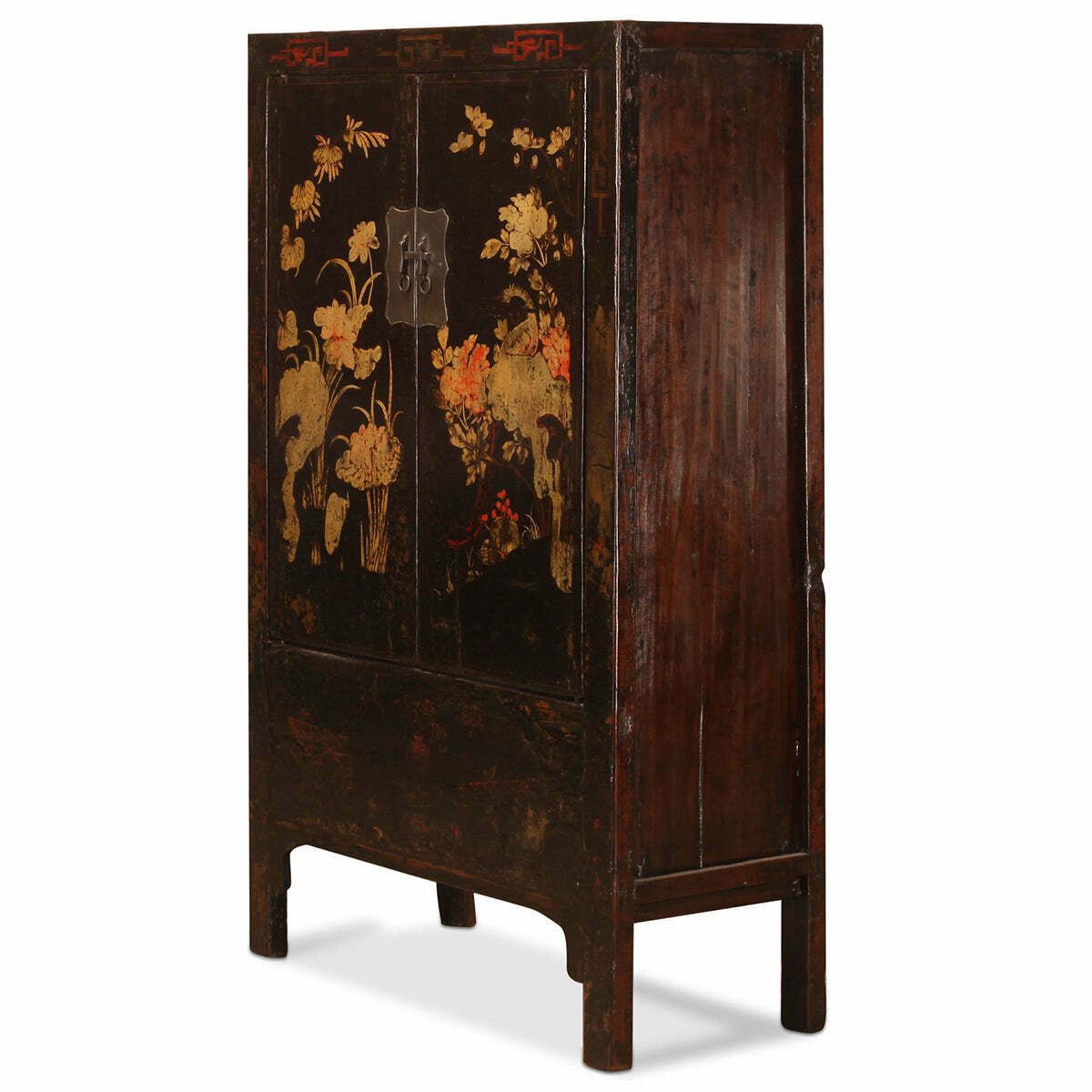 Black Lacquer Shanxi Wedding Cabinet photo for sale