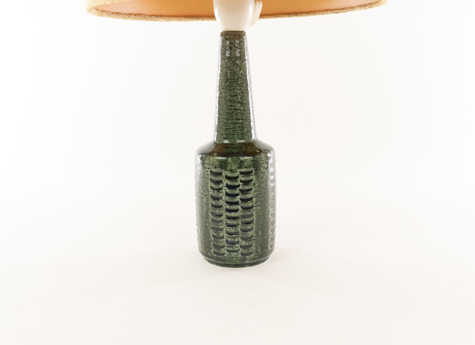 Pair Of Green Dl/21 Table Lamps By Linnemann Schmidt For Palshus, 1960s photo for sale