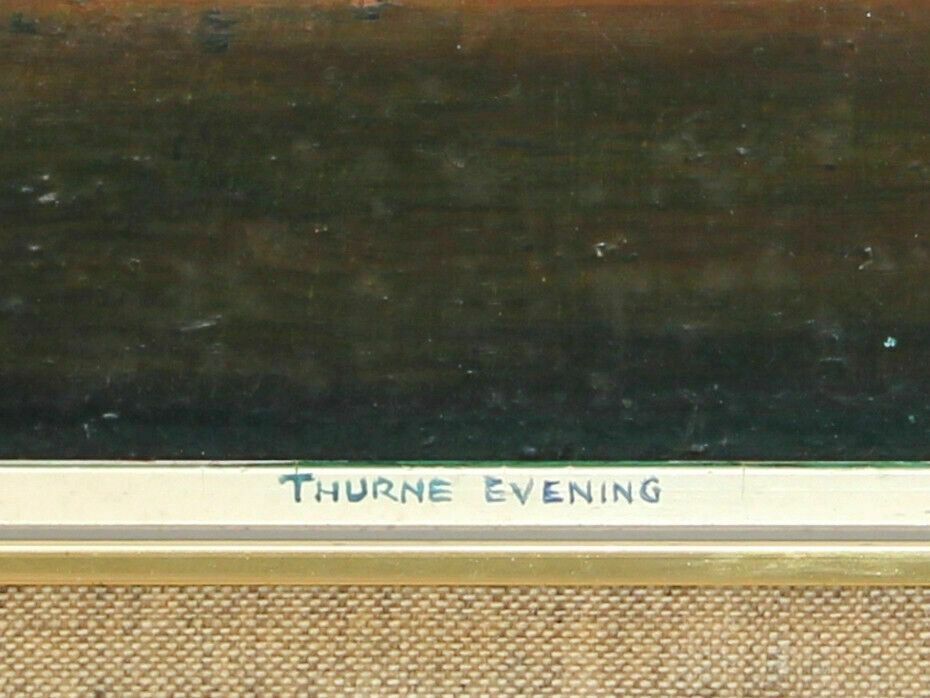 Oil On Board By John Mann. Thurne Evening photo Art