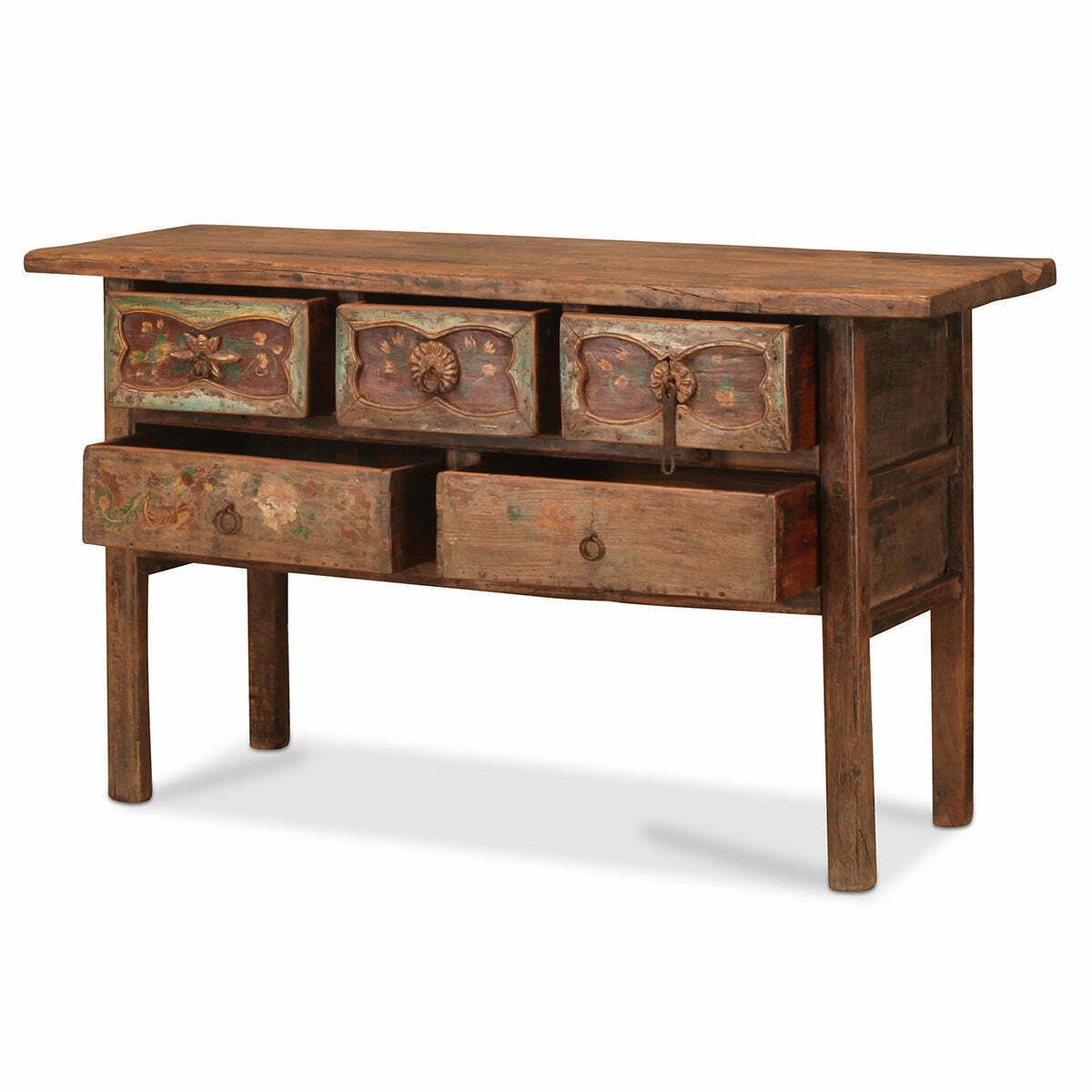 Five Drawer Painted Chest photo Furniture