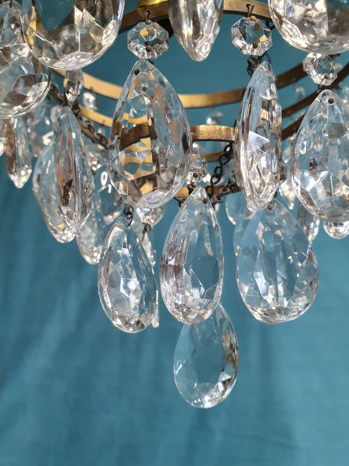 Early 20th Century Drip Chandelier photo Lighting