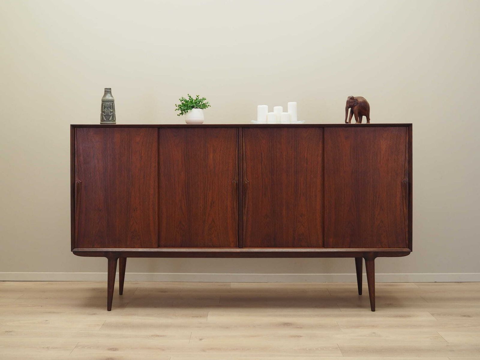 Vintage Highboard, Danish Design, 1970s, Manufacturer: Omann Jun photo furniture