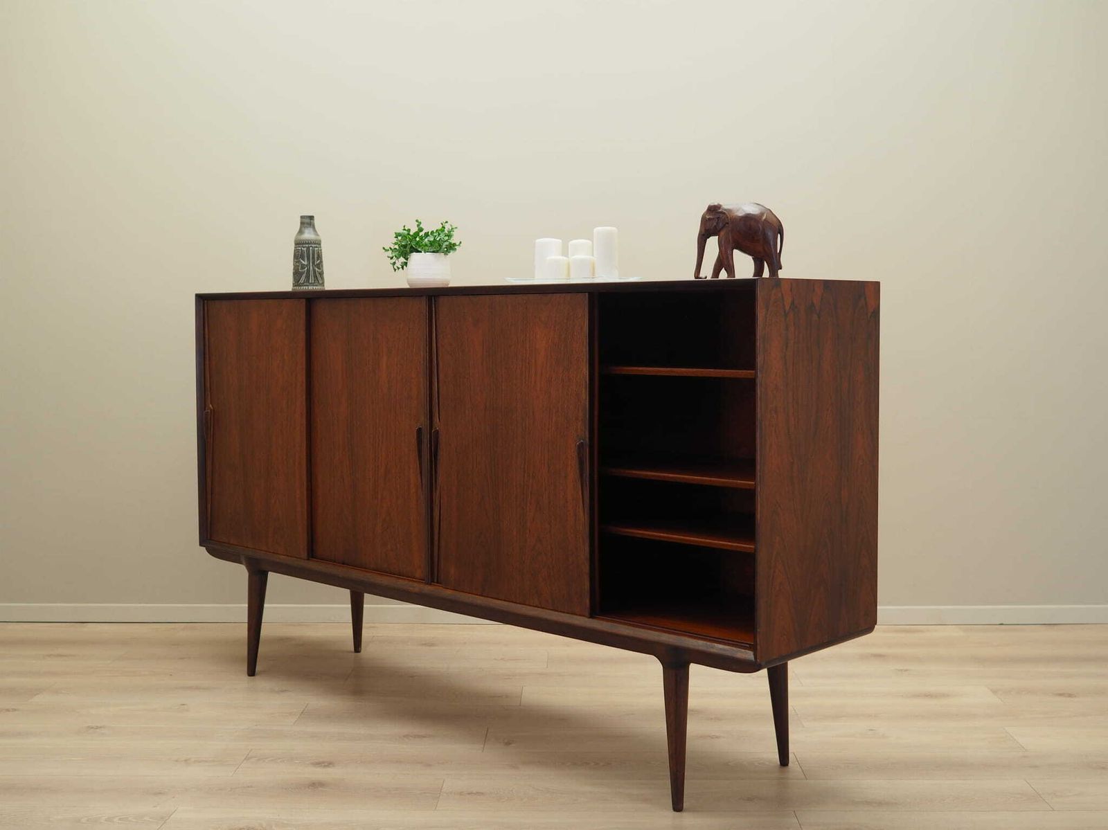 Vintage Highboard, Danish Design, 1970s, Manufacturer: Omann Jun photo 4879.0