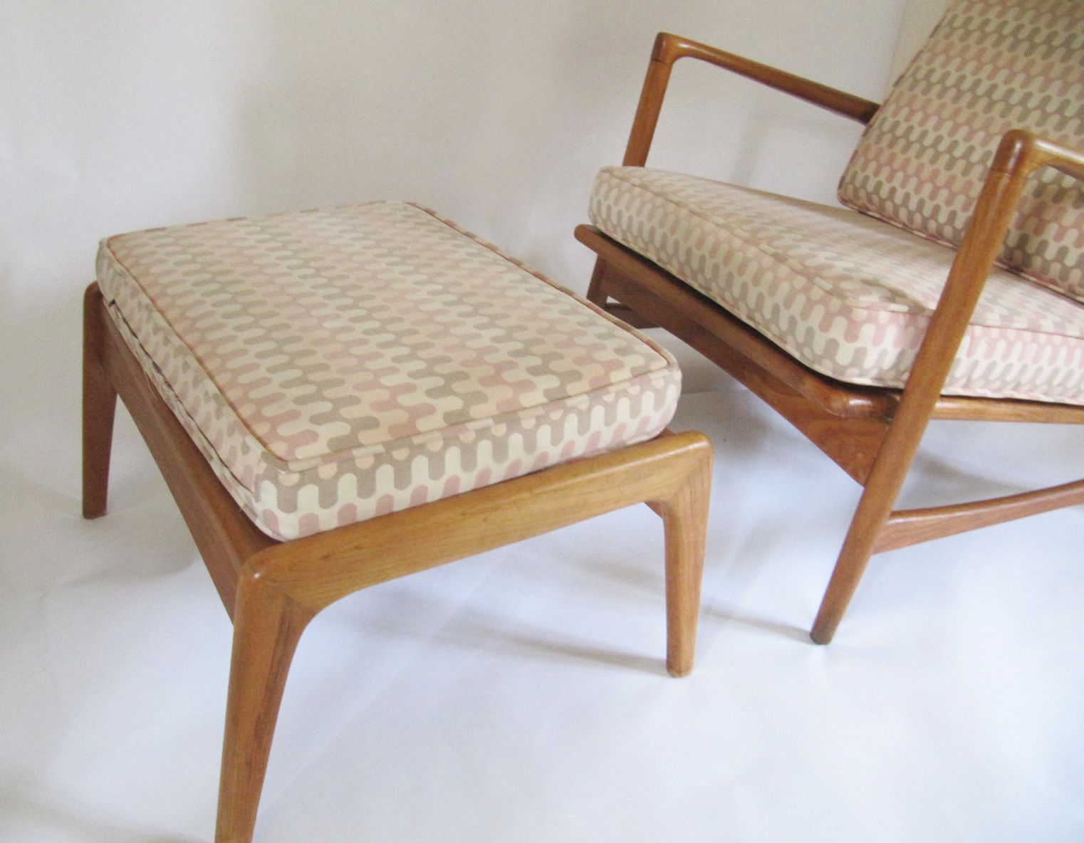Danish Mid Century Design Classic Reclining Armchair Set Ib Kofod Larsen For Selig photo furniture