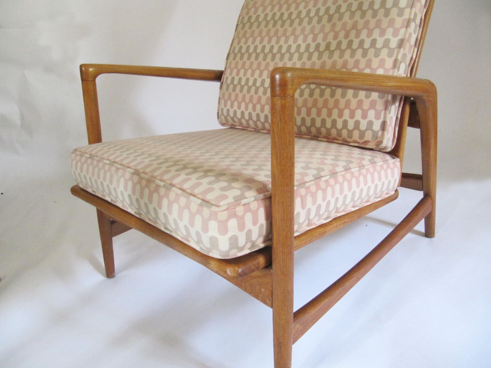 Danish Mid Century Design Classic Reclining Armchair Set Ib Kofod Larsen For Selig photo 1275.0