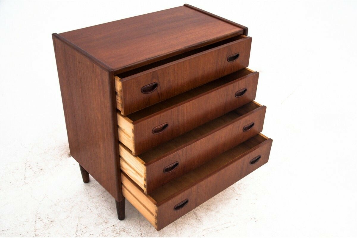 Teak Chest Of Drawers, Denmark, 1960s photo vinterior