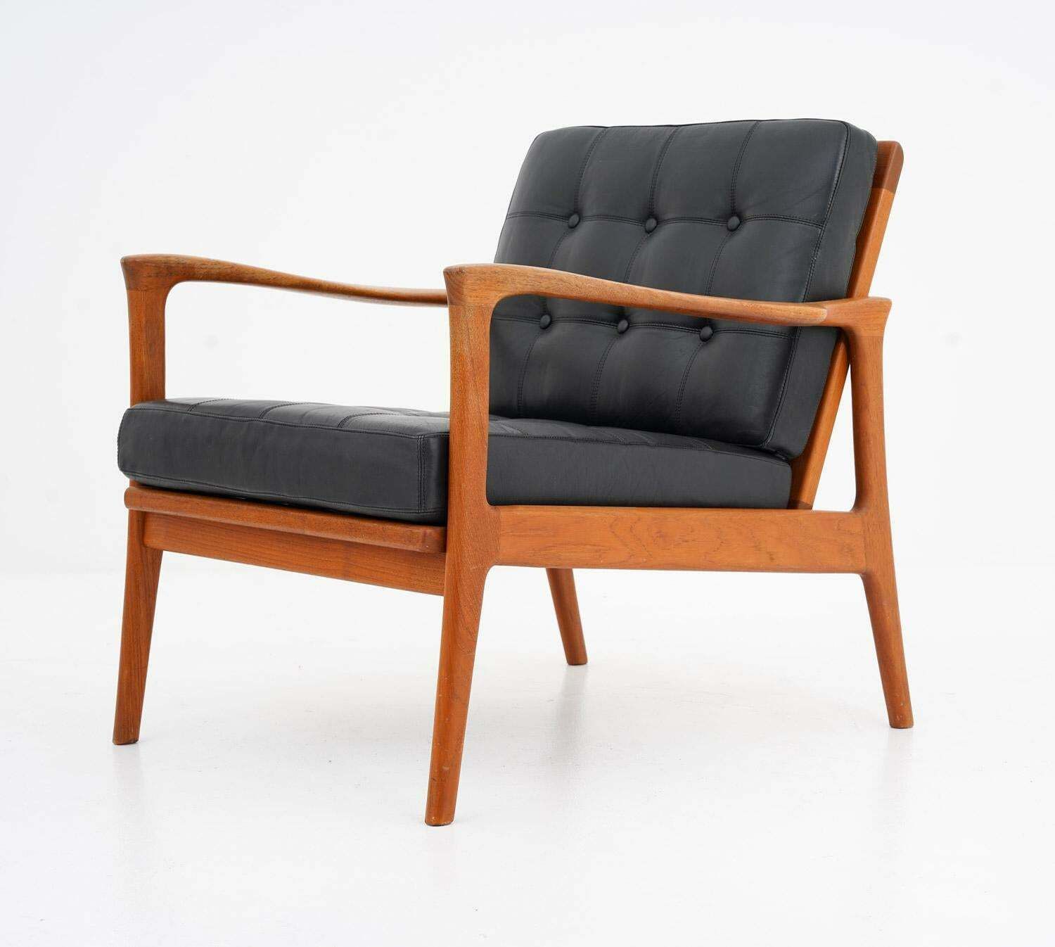 Scandinavian Easy Chairs "Böja" By Carl Erik Johansson For Bejra Möbel photo furniture