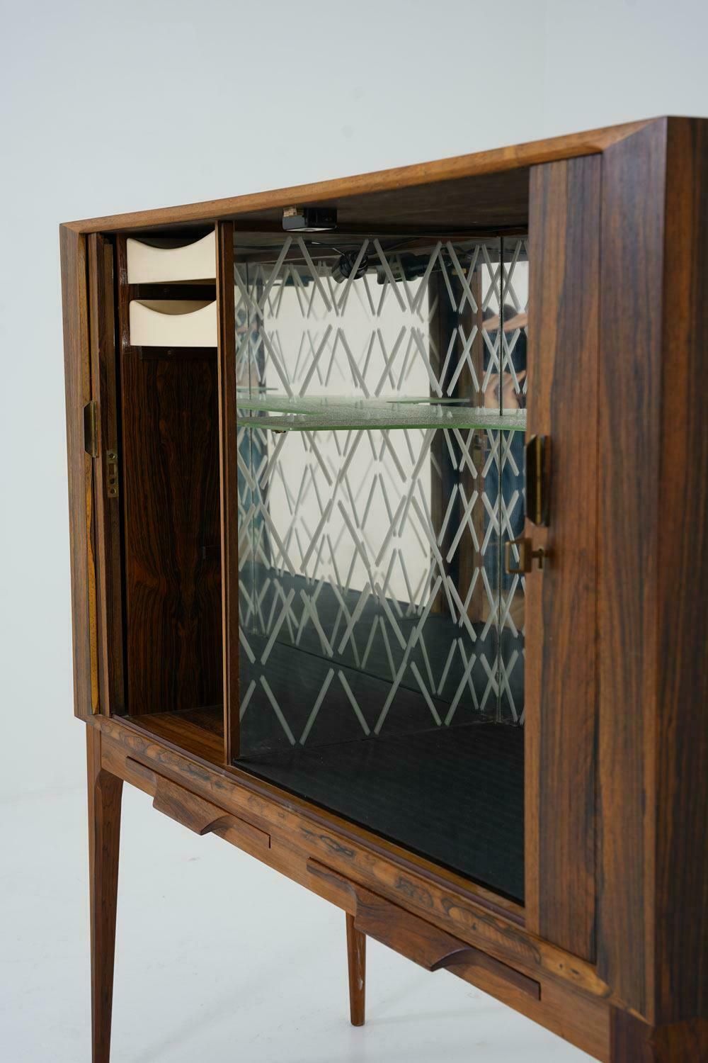 photo furniture Danish Mid Century Bar Cabinet In Rosewood By Kurt østervig