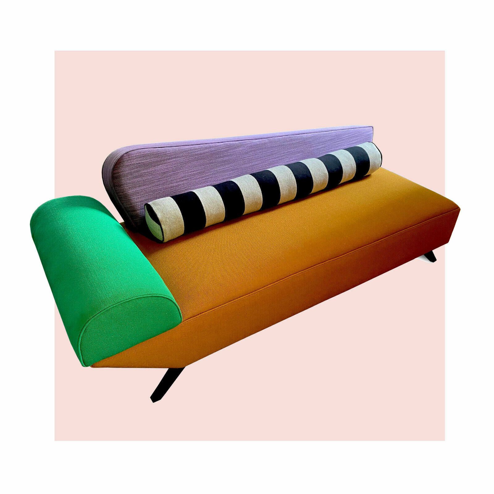 Antique Pop Memphis Art Mid Century Modern Chaise Sofa   Kvadrat Raf Simons photo furniture