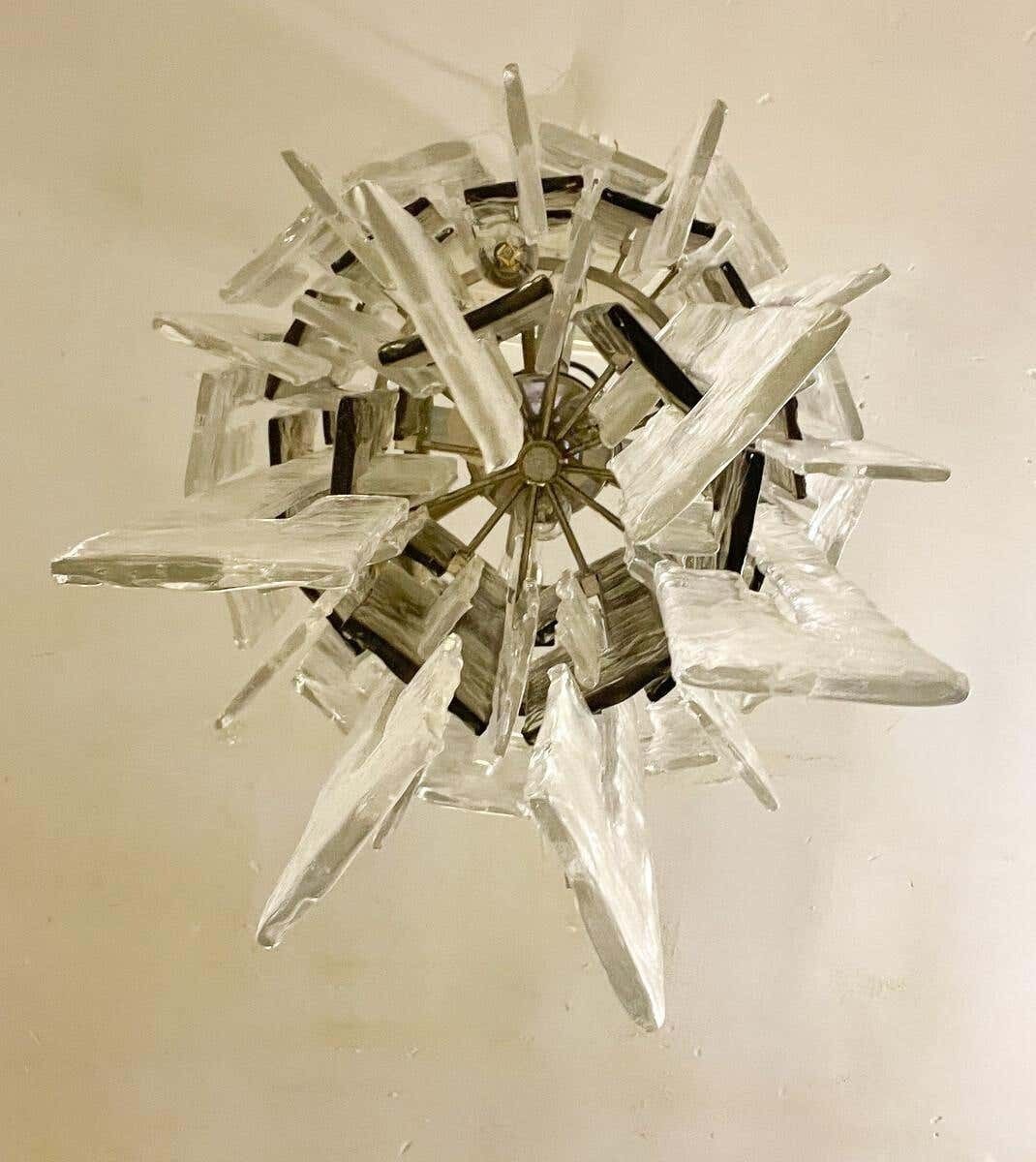 Mid Century Modern Italian Ceiling Light By Carlo Nason, Murano Glass, 1960s photo furniture