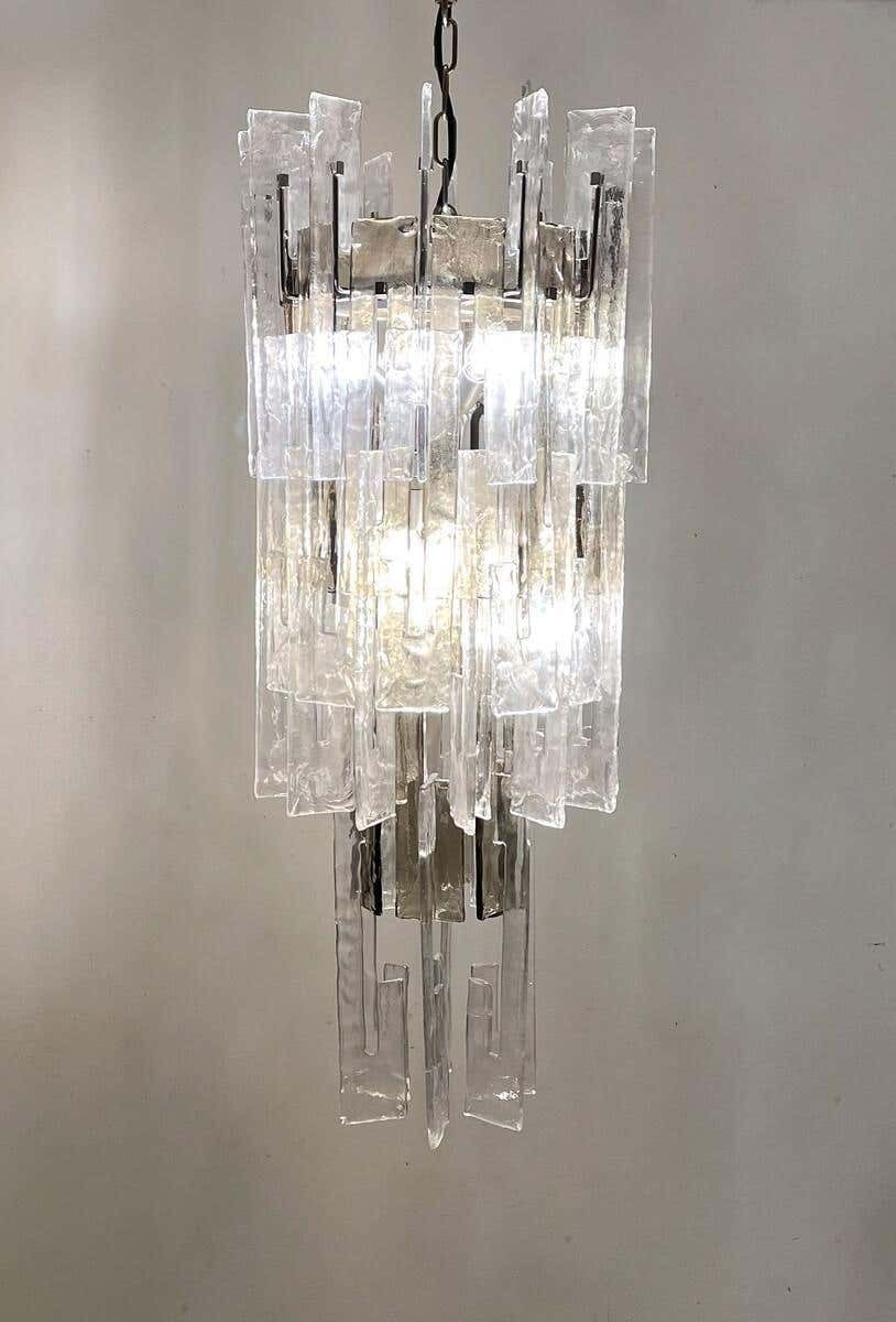 Mid Century Modern Italian Ceiling Light By Carlo Nason, Murano Glass, 1960s photo Lighting