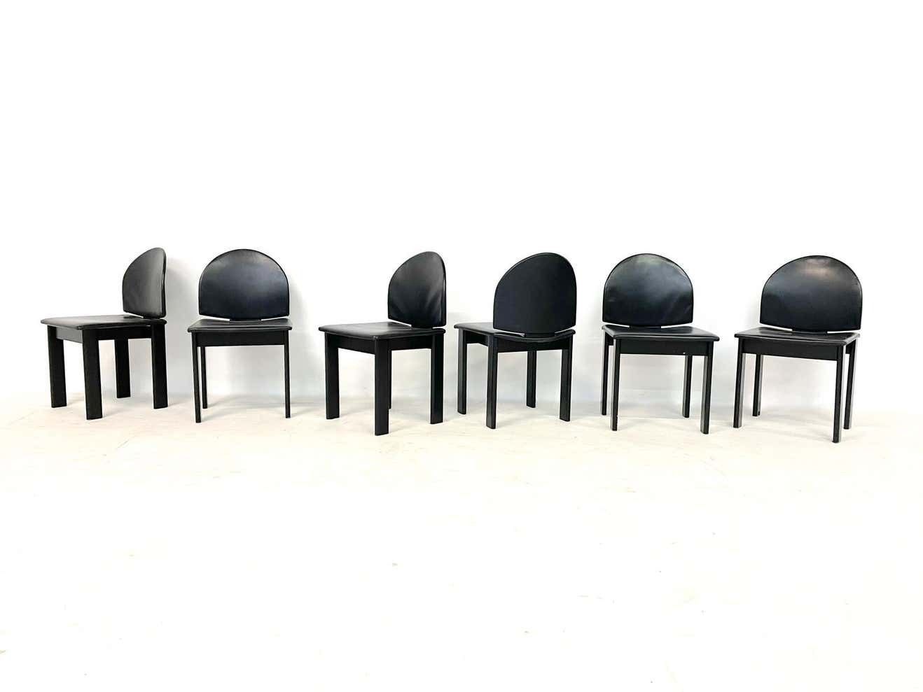 Mid Century Modern Set Of 6 Chairs For Mobil Girgi, Italy, 1970s photo 5115.0