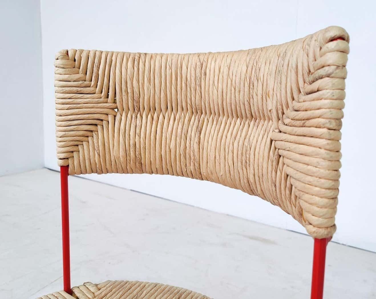 Mid Century Modern Set Of 4 Chairs By Laura De Lorenzo & Stefano Stefani photo 2871.0