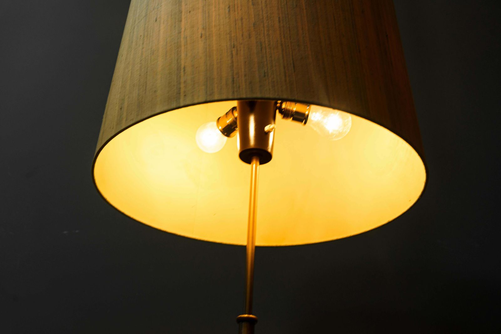 Lighting Adjustable J.T.Kalmar Floor Lamp Vienna Around 1950s With Fabric Shade £1,683.30 photo