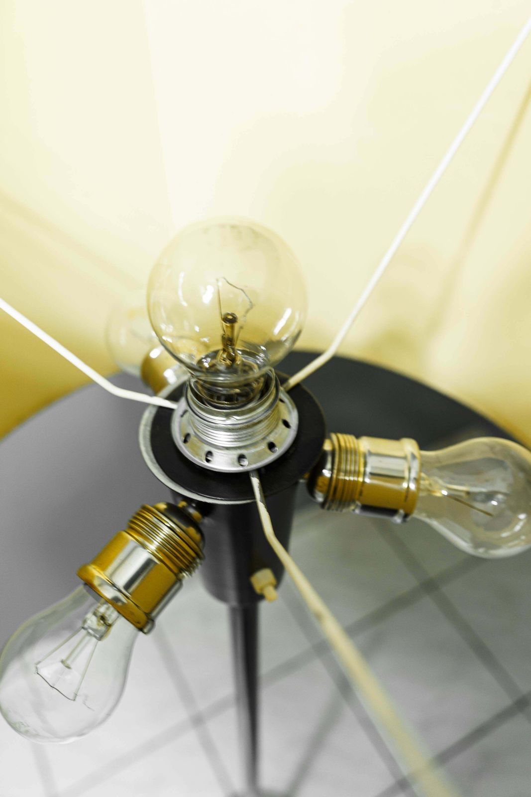 photo vinterior Adjustable J.T.Kalmar Floor Lamp Vienna Around 1950s With Fabric Shade £1,683.30