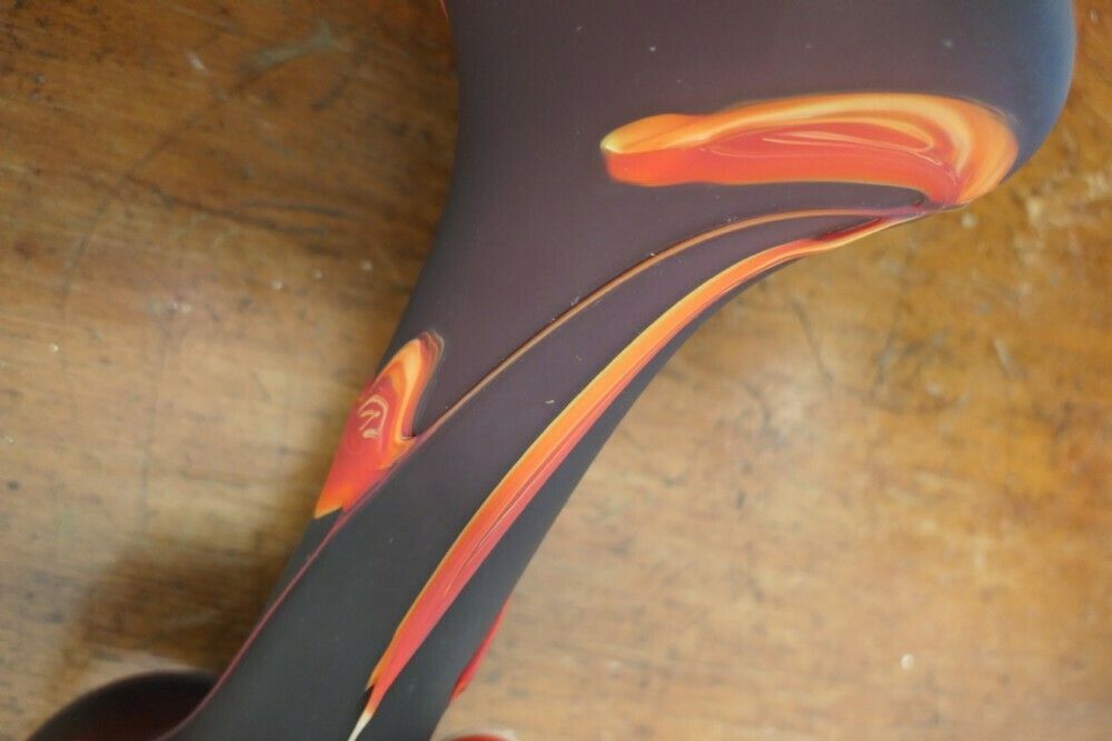 Large Glass Jack In The Pulpit Art Glass Vase. photo vinterior