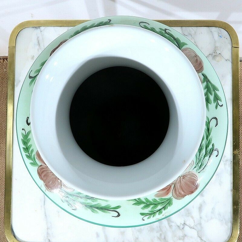 photo buy Limoges Porcelain Vase Decorated With Flowers – Early 20th Century