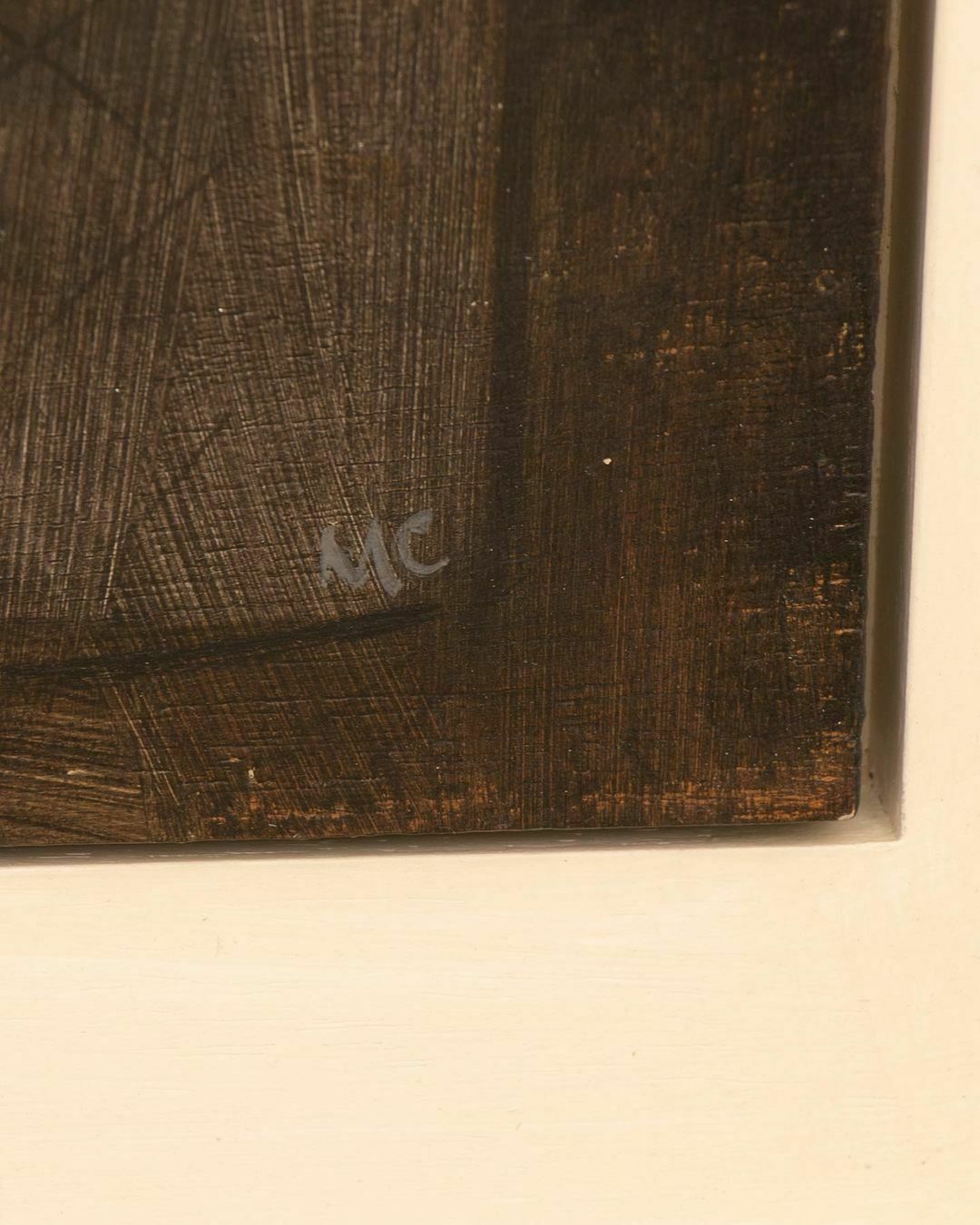 A Wonderful Abstract. Oil On Board By M Chandler. One Of The Original Madmen photo furniture