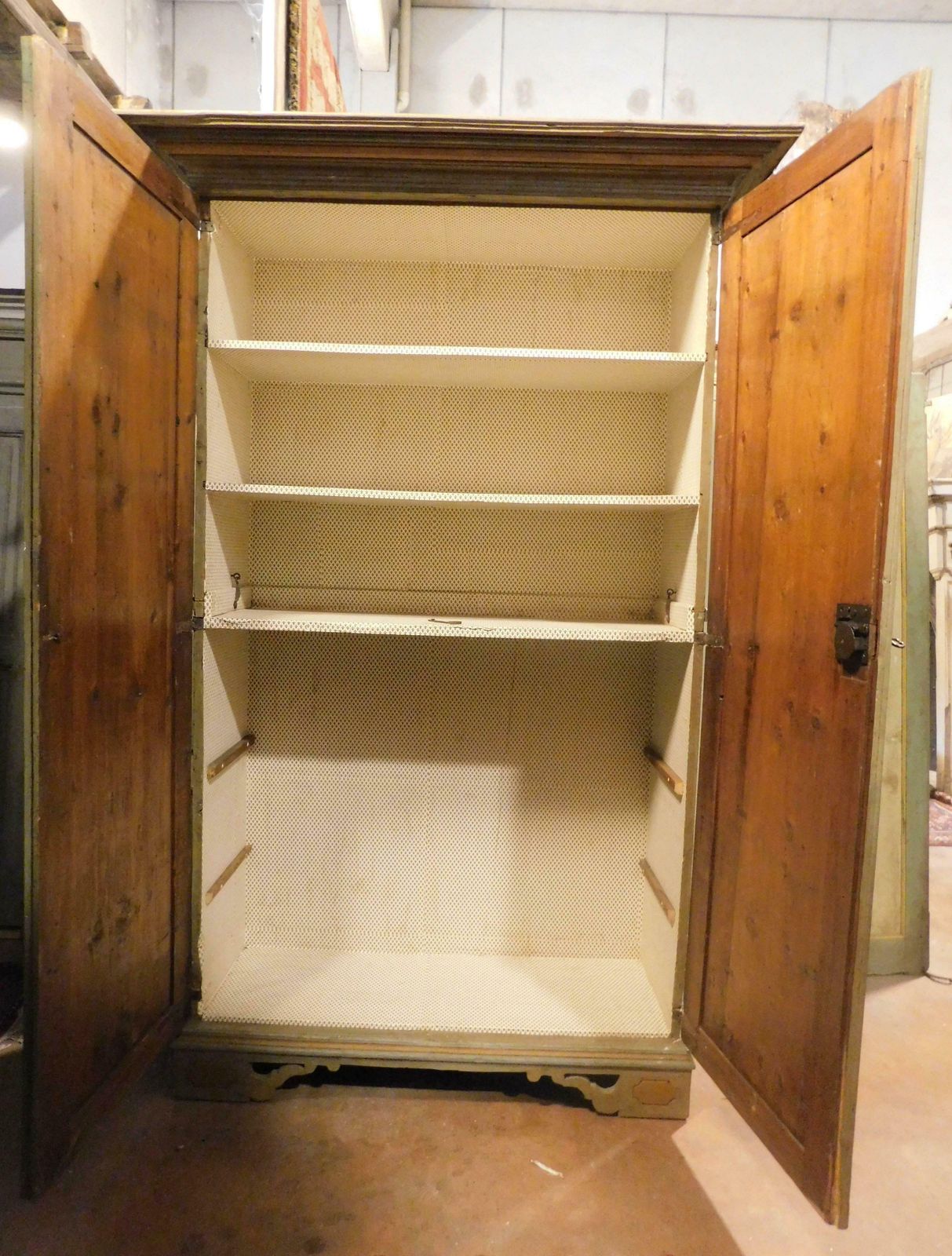 photo vinterior Painted Cabinet, Double Doors With Maritime Views, Genoa 'Italy', 18th Century