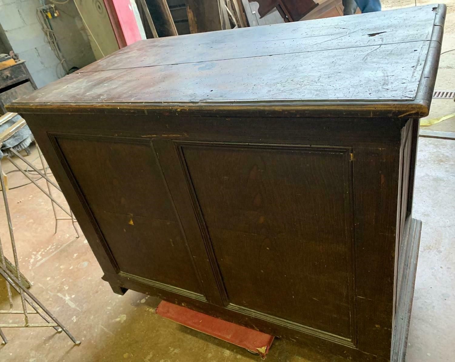 Furniture N.3 Counters, Desks, Tables With Drawers, In Carved Walnut, 18th Century Italy photo