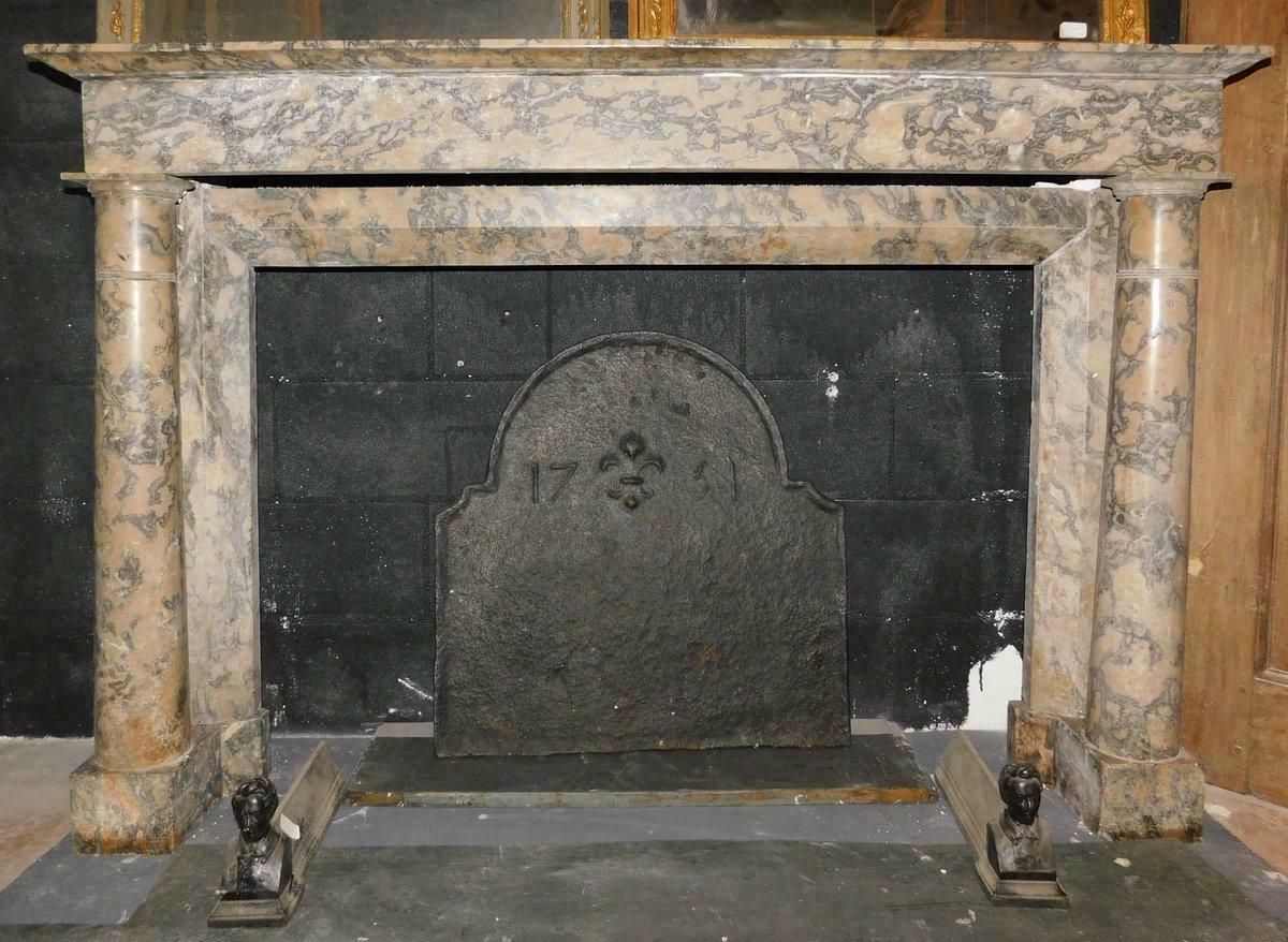 Antique Fireplace Mantle Empire Style, First Half Of The 19th Century, Italy photo 4430.0