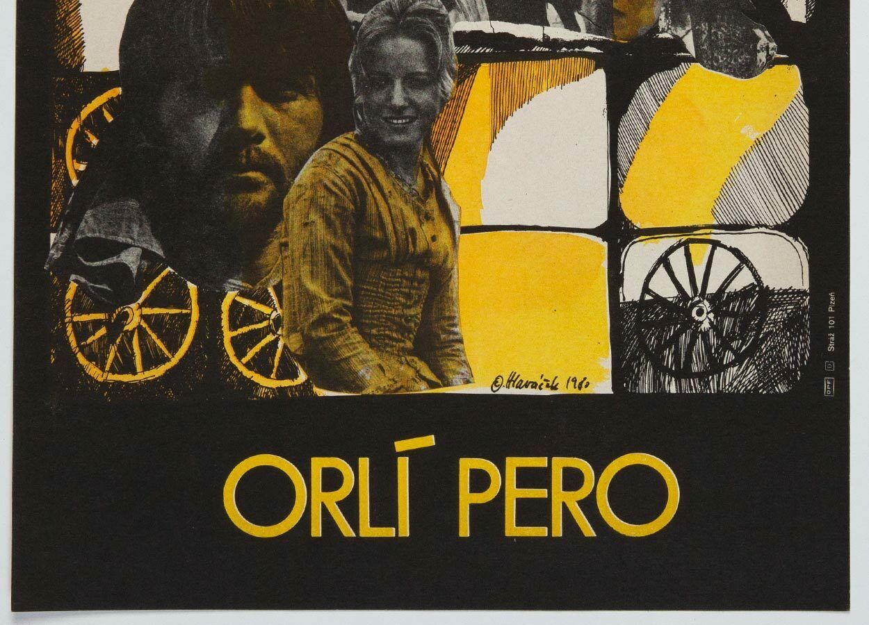 Art Movie Poster, Eagle’s Wing, Miroslav Hlaváček, 1980 photo