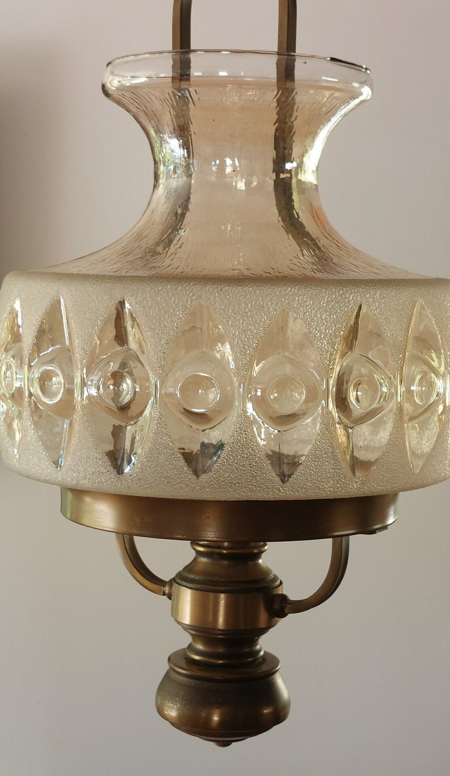Vintage Pendant Lamp / Vintage Hanging Light /Mid  Century Modern Pendant Lamp / Vintage Home Decor / Mcm Interior / 1970s photo for sale