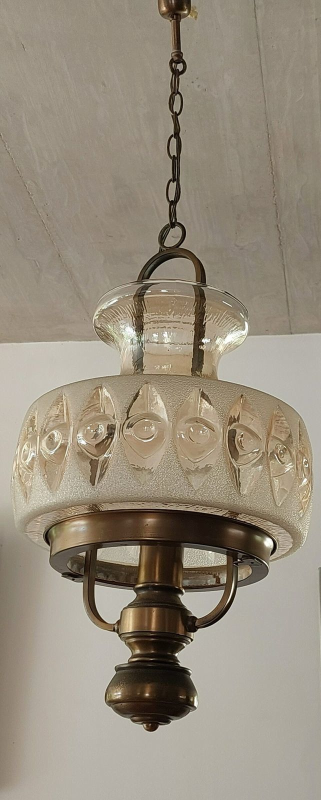 Vintage Pendant Lamp / Vintage Hanging Light /Mid  Century Modern Pendant Lamp / Vintage Home Decor / Mcm Interior / 1970s photo vintage