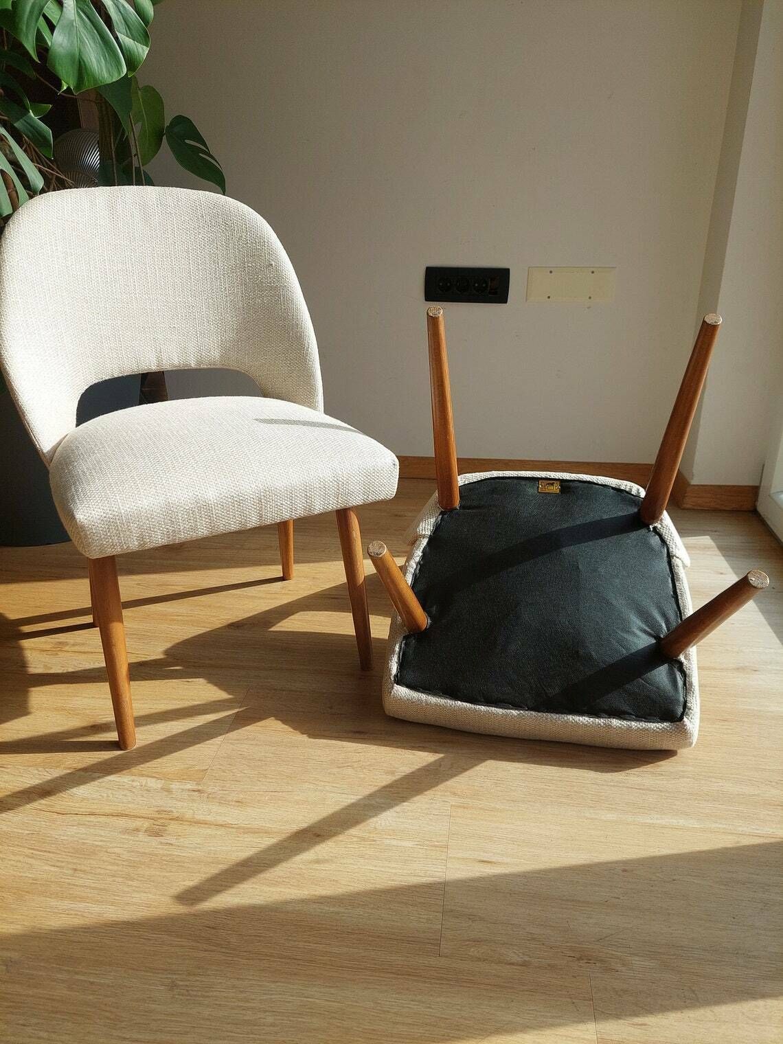 Vintage Coctail Armchairs / Pair / Mcm Easy Chairs/ Retro Lounge Chairs/ Shell Chairs/Mcm Living Room/Retro Home/Stol Kamnik/Yugoslavia/60's photo 675.0