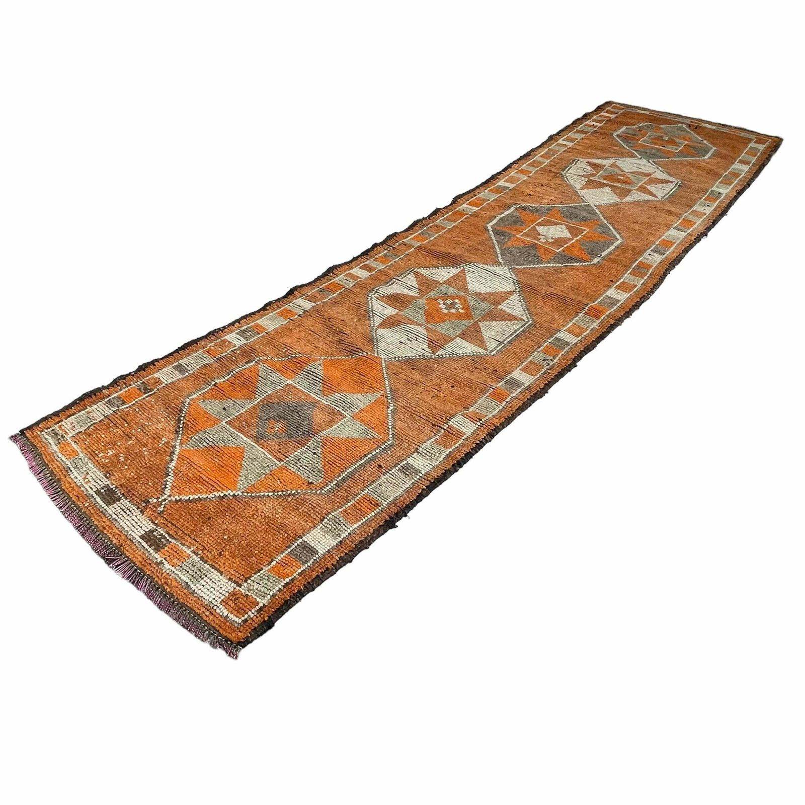 Vintage Kurdish Herki Rug , 363 X 95 Cm photo buy