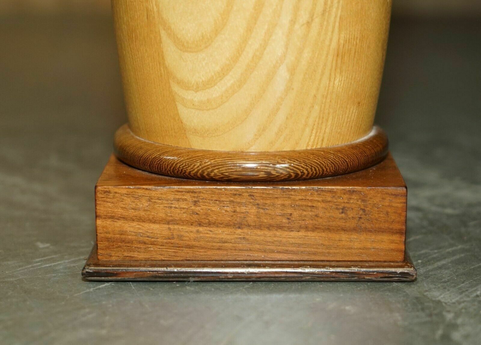 Stunning Original Andrew Varah Burr Walnut Satinwood & Oak Large Coffee Table photo vintage