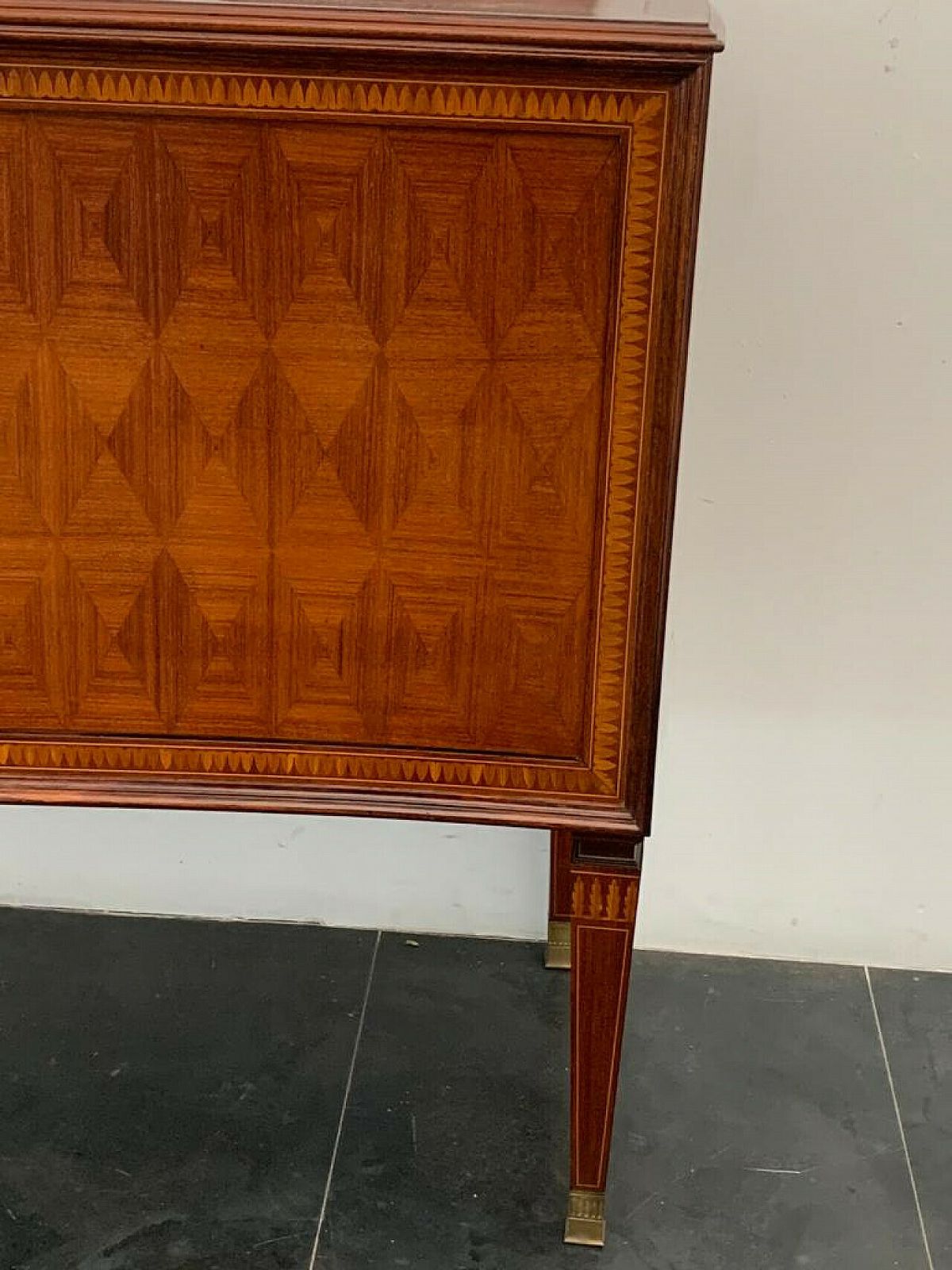 Inlaid Sideboard Attributed To Paolo Buffa For La Permanente Mobili Cantù, 1950s photo buy
