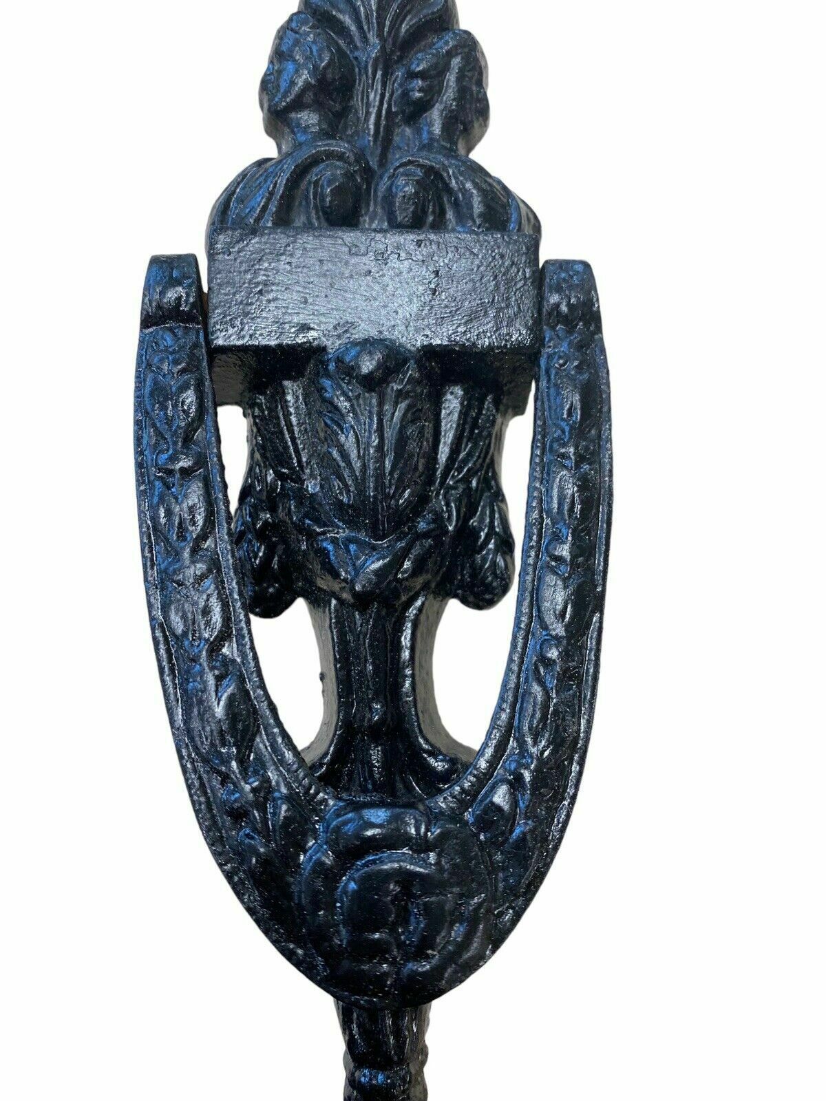 Victorian Cast Iron Front Door Knocker Antique Old Period Metal Reclaimed Salvag photo Home Fixtures