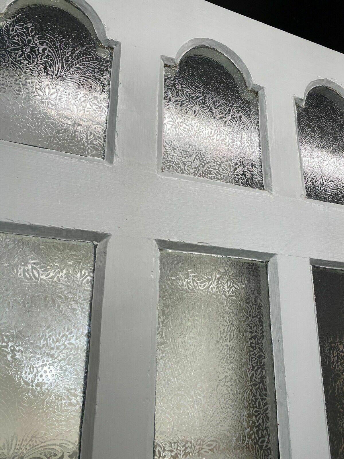 photo vinterior Edwardian Front Door Period Etched Glass Old Reclaimed Antique Wood Pine Classic