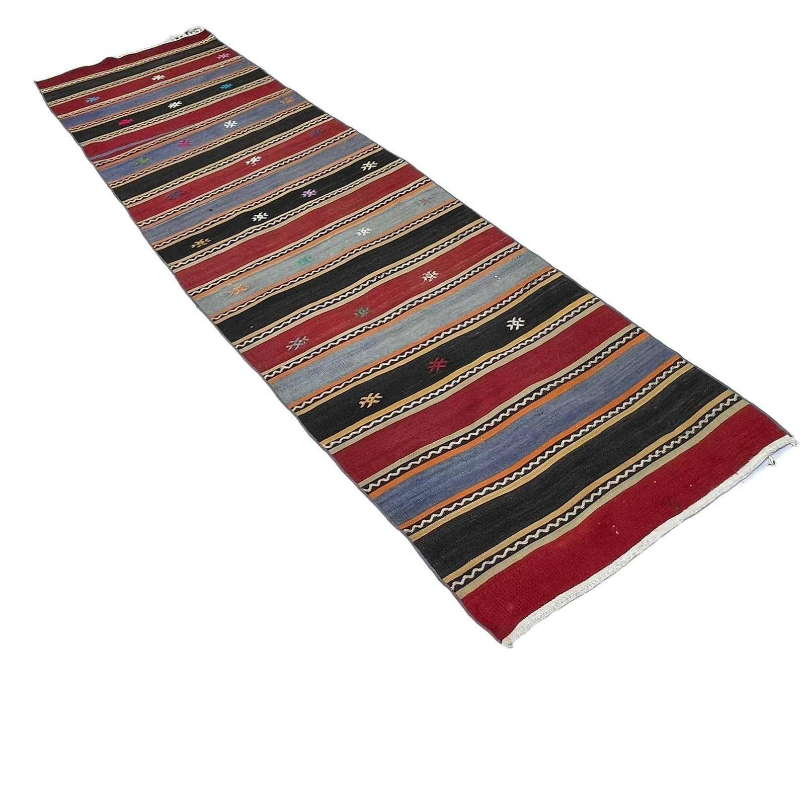 photo furniture Traditioneel Turks Kilim Loper, Vintage Anatolisch Turks Kelim 308 X 86 Cm