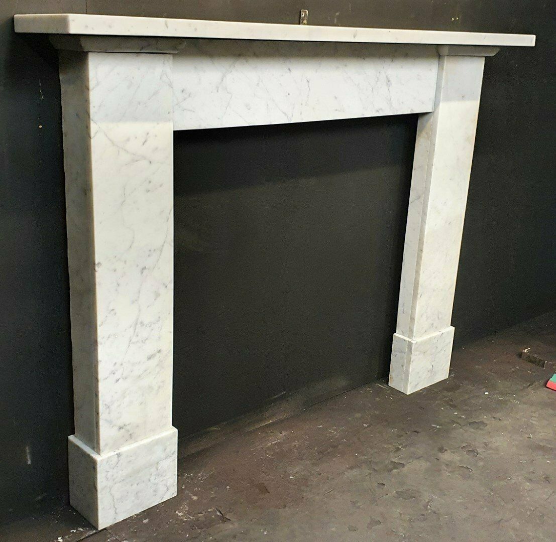 Original Reclaimed Scottish Victorian Carrara Fireplace Mantel photo furniture
