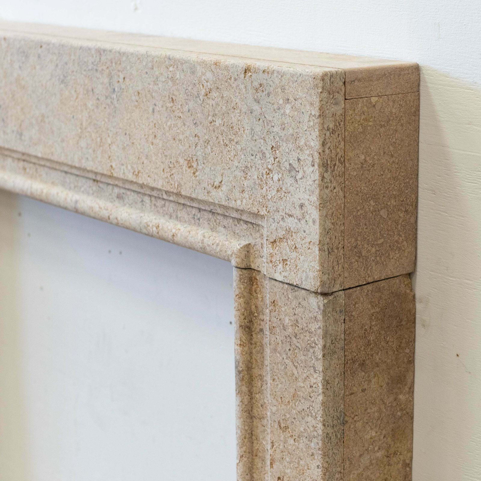 photo furniture Reclaimed Antque Art Deco Stone Bolection Fireplace Surround