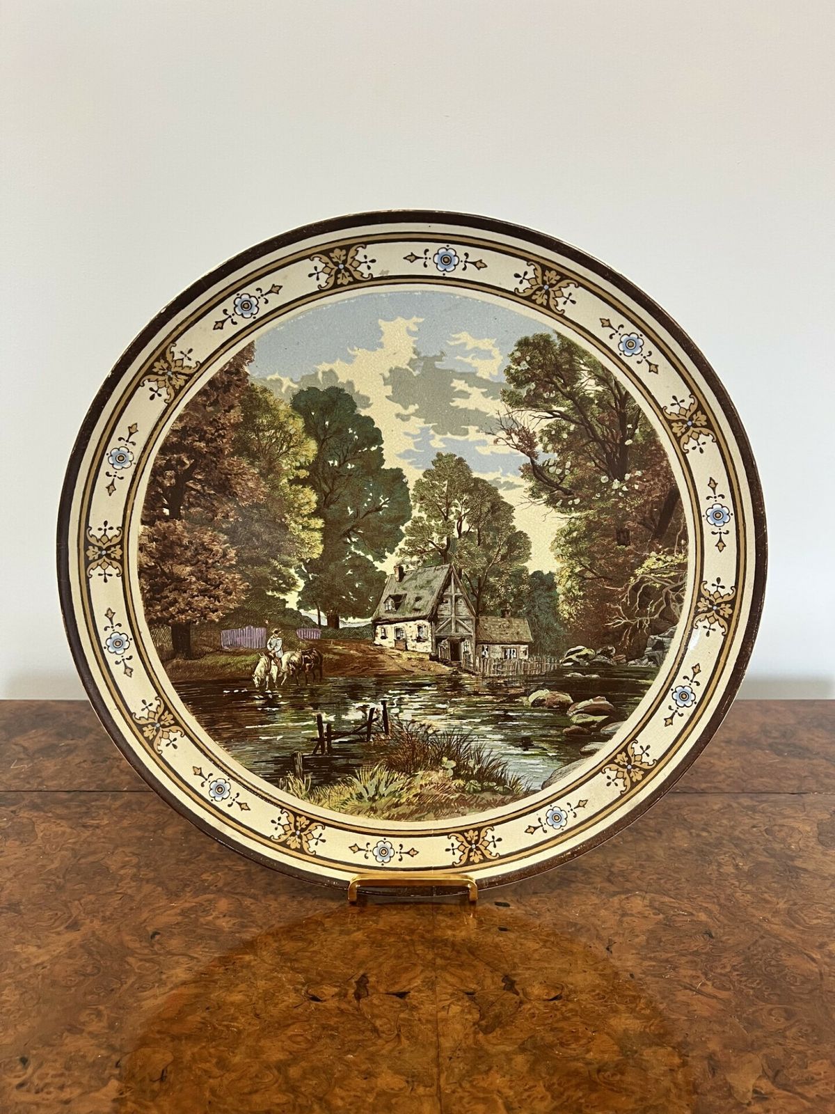 Wonderful Pair Of Large 19th Century Minton Chargers photo 725.0