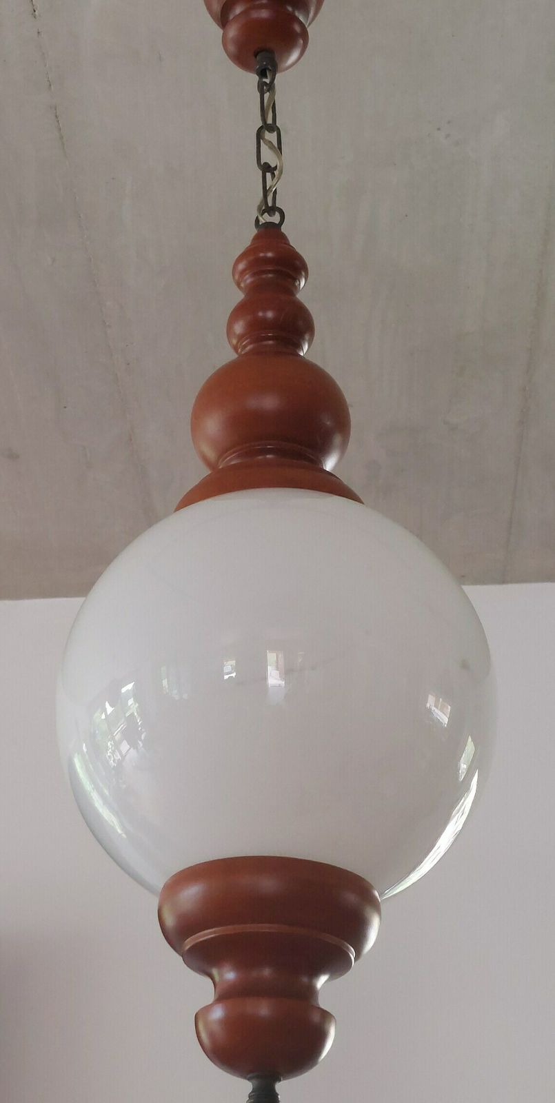 Vintage Pendant Lamp Vintage Hanging Light Mid Century Modern Pendant Lamp Vintage Home Decor Space Age Pendant Lamp  Mcm Interior  1970s photo Lighting