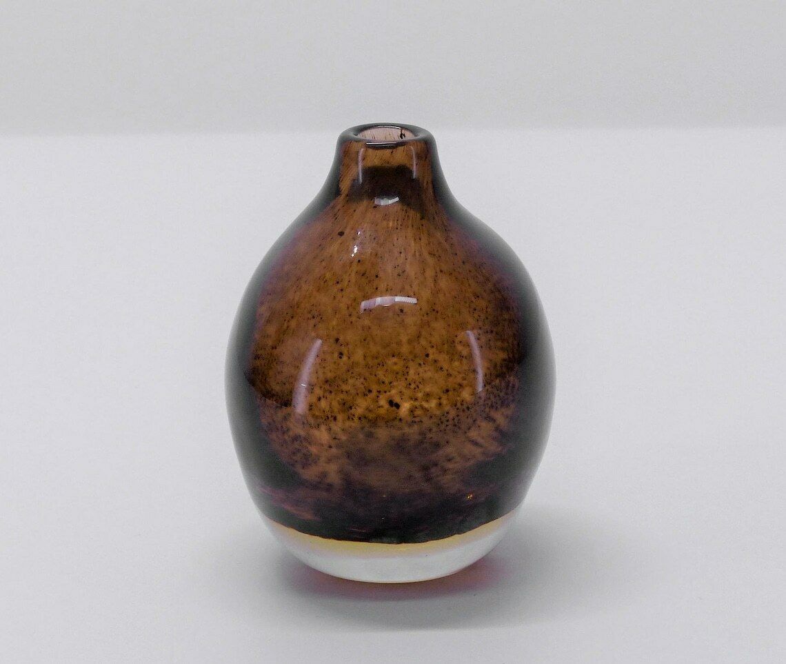 Gunnar Ander Vase In Blown Glass 1960 photo for sale