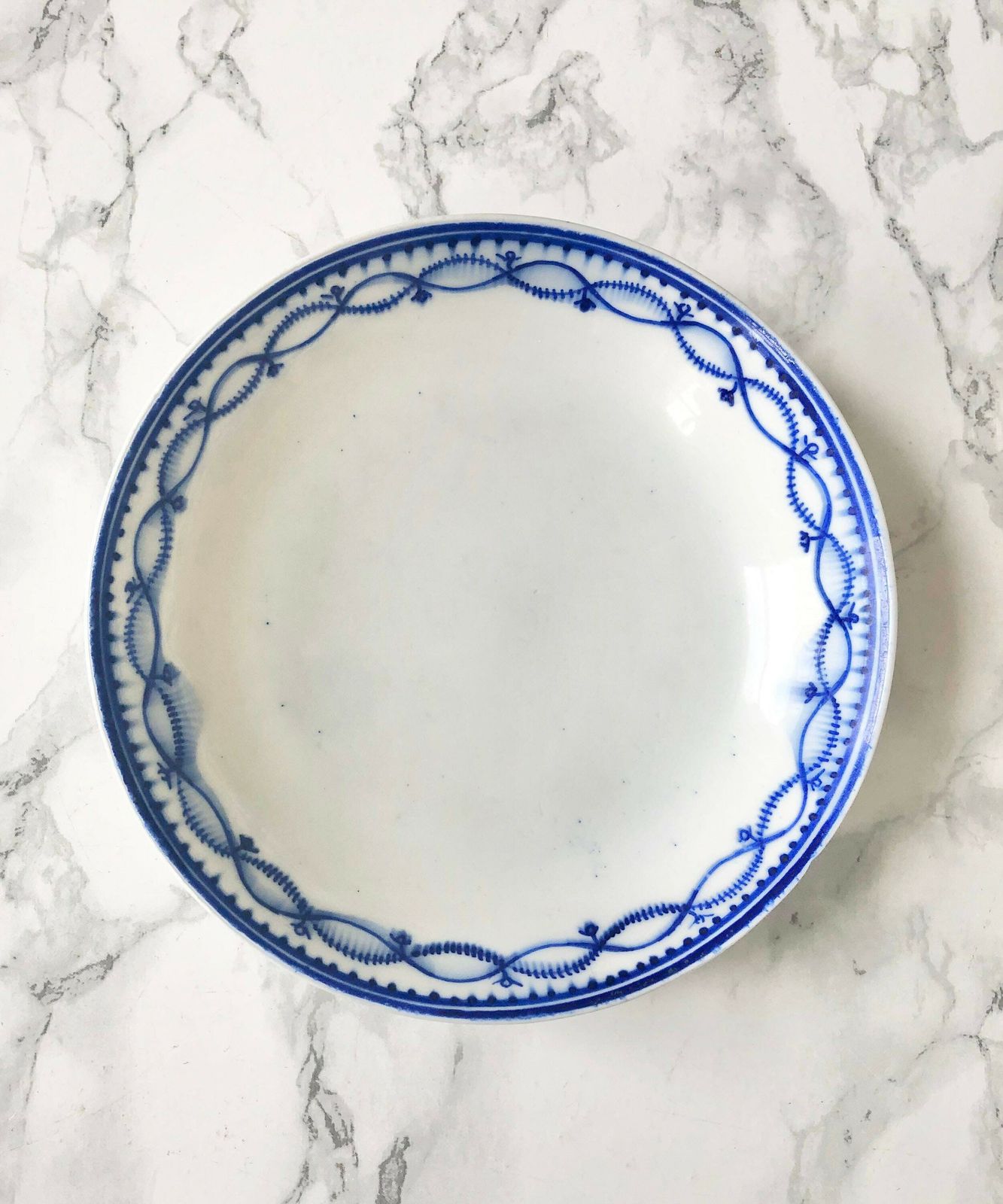 French Manufacture Of Tournai, 18th Century Period   Rare White And Blue Porcelain Cup And Saucer photo vinterior